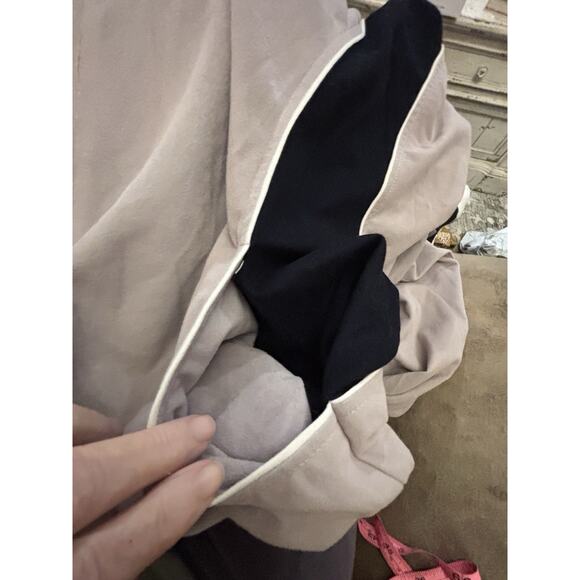 VTG Fila Zip Jacket Purple-Grey & Black W/White Piping Size 46 Elastic Waist. - Picture 4 of 11